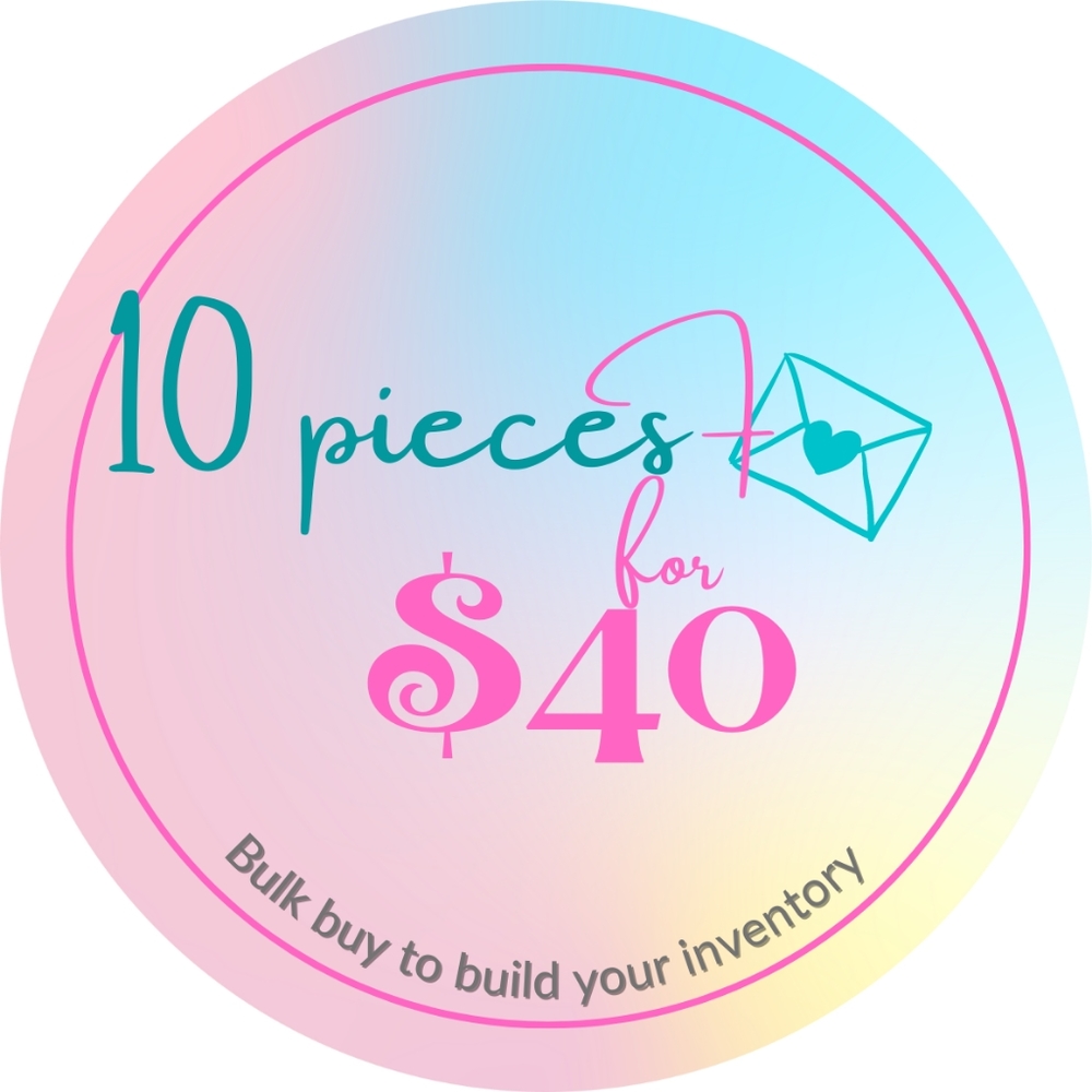 Build inventory  10 pieces for $40